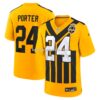 NFL27d1a9G04-acfbc3 Mens Nike Joey Porter Jr Gold Pittsburgh Steelers Alternate 1933 Throwback Game Jersey