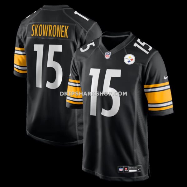 Mens Nike Ben Skowronek Black Pittsburgh Steelers Team Game Jersey