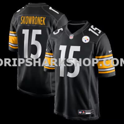 Mens Nike Ben Skowronek Black Pittsburgh Steelers Team Game Jersey