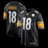 Mens Nike Will Howard Black Pittsburgh Steelers Team Game Jersey