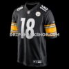 Mens Nike Will Howard Black Pittsburgh Steelers Team Game Jersey