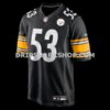 Mens Nike Jawhaun Bentley Black Pittsburgh Steelers Team Game Jersey