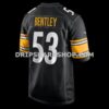 Mens Nike Jawhaun Bentley Black Pittsburgh Steelers Team Game Jersey