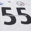 Mens Mitchell And Ness Joey Porter White Pittsburgh Steelers 2005 Authentic Throwback Retired Player Jersey