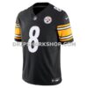 Mens Nike Aaron Rodgers Black Pittsburgh Steelers Team Vapor Fuse Limited Jersey