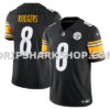 Mens Nike Aaron Rodgers Black Pittsburgh Steelers Team Vapor Fuse Limited Jersey