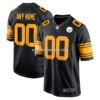NFL27eaeaG04-b8c2f2 Mens Nike Black Pittsburgh Steelers Alternate Custom Game Jersey