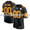 NFL27eaeaM01-71f9f5 Mens Nike Black Pittsburgh Steelers Alternate Custom Game Jersey