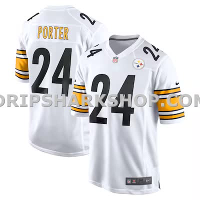Mens Nike Joey Porter Jr White Pittsburgh Steelers Away Game Jersey