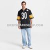 Mens Nike Jaylen Warren Black Pittsburgh Steelers Game Player Jersey