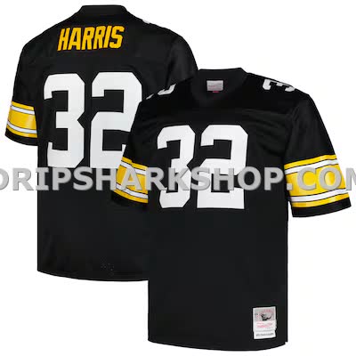 Mens Mitchell And Ness Franco Harris Black Pittsburgh Steelers Big And Tall 1976 Legacy Retired Player Jersey