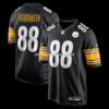 NFL27f23fG04-df9884 Mens Nike Pat Freiermuth Black Pittsburgh Steelers Game Jersey