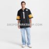 NFL27f619G10-bf987f Mens Nike Number 1 Dad Black Pittsburgh Steelers Game Jersey