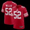 Mens Nike Patrick Willis Scarlet San Francisco 49ers Retired Player Game Jersey