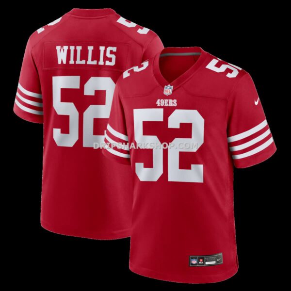 Mens Nike Patrick Willis Scarlet San Francisco 49ers Retired Player Game Jersey