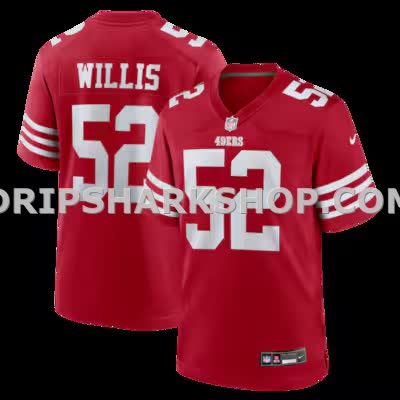 Mens Nike Patrick Willis Scarlet San Francisco 49ers Retired Player Game Jersey