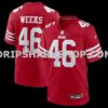 NFL280fb5M01-458e32 Mens Nike Jon Weeks Scarlet San Francisco 49ers Team Game Jersey