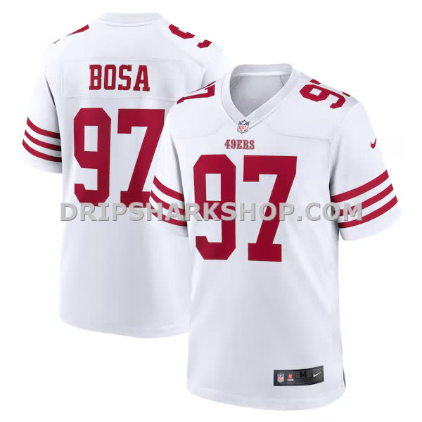 Mens Nike Nick Bosa White San Francisco 49ers Player Game Jersey Pi4825000