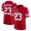 Mens Nike Christian Mccaffrey Scarlet San Francisco 49ers Vapor Fuse Limited Jersey