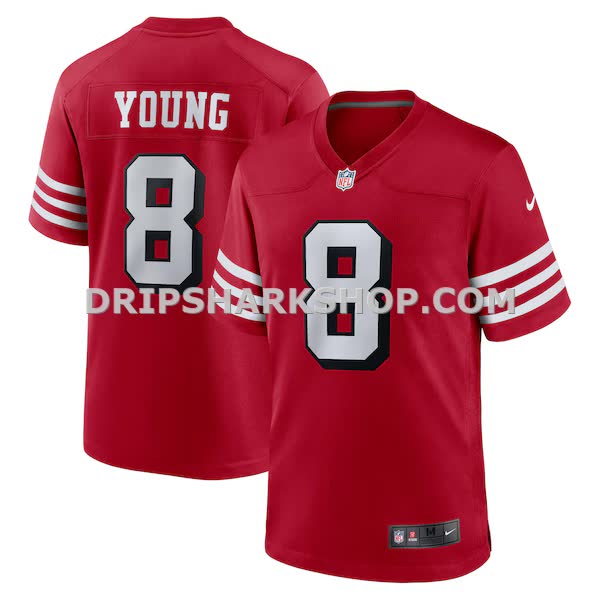 Mens Nike Steve Young Scarlet San Francisco 49ers Retired Player Alternate Game Jersey Pi4768000