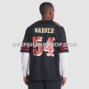 Mens Nike Fred Warner Black San Francisco 49ers 2025 Rivalries Collection Game Jersey