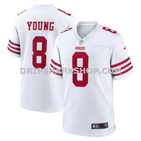 Mens Nike Steve Young White San Francisco 49ers Retired Player Game Jersey Pi4825000