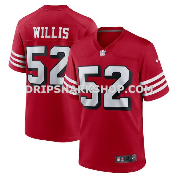 Mens Nike Patrick Willis Scarlet San Francisco 49ers Retired Player Alternate Game Jersey Pi4768000