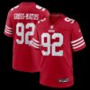 Mens Nike Yetur Gross Matos Scarlet San Francisco 49ers Team Game Jersey