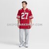Mens Nike Jiayir Brown Scarlet San Francisco 49ers Team Game Jersey