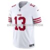 Mens Nike Brock Purdy White San Francisco 49ers Vapor Fuse Limited Jersey
