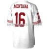 Mens Mitchell And Ness Joe Montana White San Francisco 49ers 1990 Legacy Replica Jersey Pi3610000