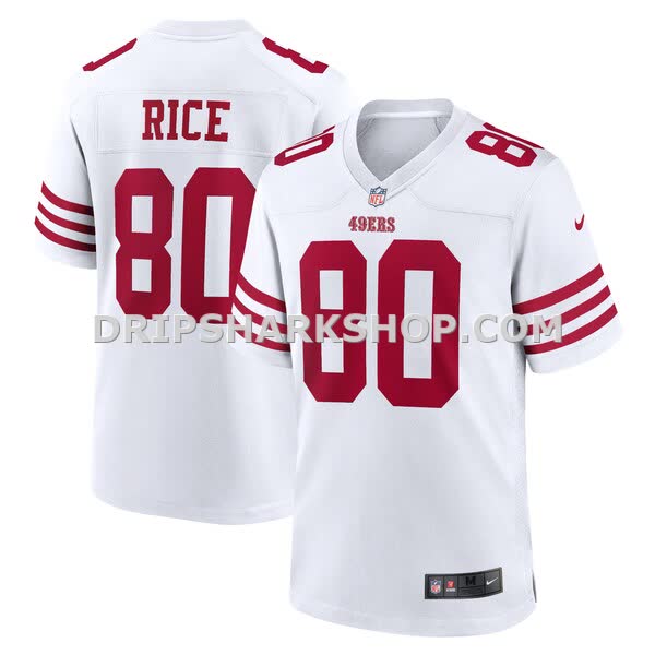 Mens Nike Jerry Rice White San Francisco 49ers Retired Player Game Jersey Pi4825000
