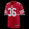 Mens Nike Marques Sigle Scarlet San Francisco 49ers Team Game Jersey