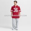 Mens Nike Marques Sigle Scarlet San Francisco 49ers Team Game Jersey