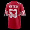 Mens Nike Dee Winters Scarlet San Francisco 49ers Team Game Jersey