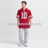 Mens Nike Mac Jones Scarlet San Francisco 49ers Team Game Jersey