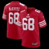 Mens Nike Colton Mckivitz Scarlet San Francisco 49ers Game Jersey