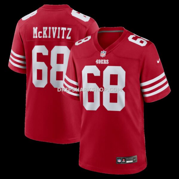 Mens Nike Colton Mckivitz Scarlet San Francisco 49ers Game Jersey