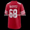 Mens Nike Colton Mckivitz Scarlet San Francisco 49ers Game Jersey