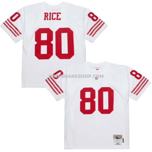 Mens Mitchell And Ness Jerry Rice White San Francisco 49ers 1994 Legacy Replica Jersey