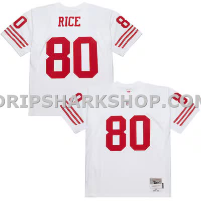 Mens Mitchell And Ness Jerry Rice White San Francisco 49ers 1994 Legacy Replica Jersey