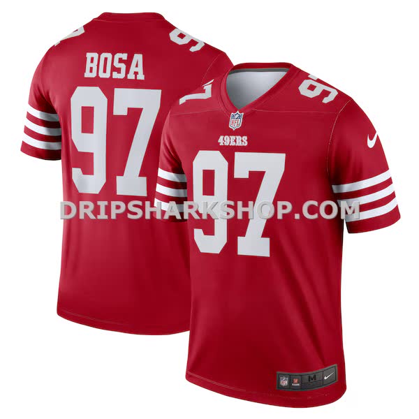 Mens Nike Nick Bosa Scarlet San Francisco 49ers Legend Player Performance Top Pi4482000