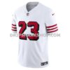 Mens Nike Christian Mccaffrey White San Francisco 49ers Vapor Fuse Limited 2nd Alternate Jersey