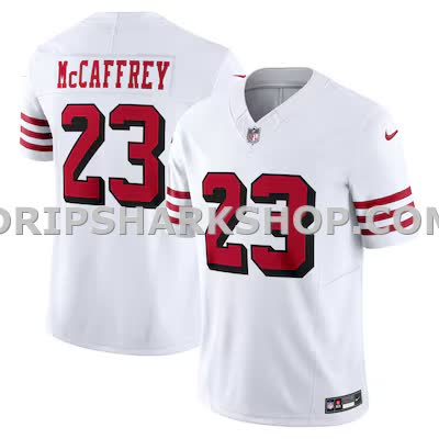 Mens Nike Christian Mccaffrey White San Francisco 49ers Vapor Fuse Limited 2nd Alternate Jersey