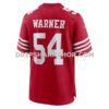Mens Nike Fred Warner Scarlet San Francisco 49ers Team Game Player Jersey Pi4482000