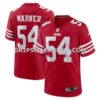 Mens Nike Fred Warner Scarlet San Francisco 49ers Team Game Player Jersey Pi4482000