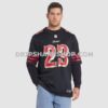 Mens Nike Christian Mccaffrey Black San Francisco 49ers 2025 Rivalries Collection Game Jersey
