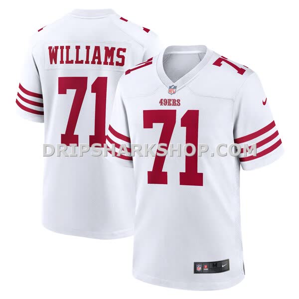 Mens Nike Trent Williams White San Francisco 49ers Player Game Jersey Pi4825000