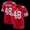 Mens Nike Tatum Bethune Scarlet San Francisco 49ers Game Jersey