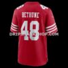 Mens Nike Tatum Bethune Scarlet San Francisco 49ers Game Jersey